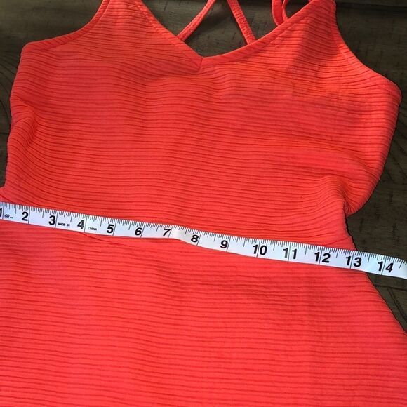 Superdry Neon Pink Poly Fit & Flare Fun Dress XS 2 - Picture 7 of 17